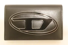 【中古】 DIESEL メンズカードケース -- 1DR CARD HOLDER IV DIESEL -- 黒 ブラック
