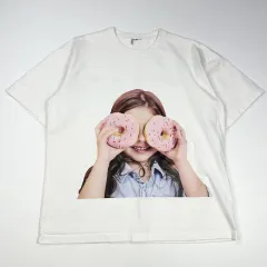 acme de la vie アクメドラビ ベイビーフェイス オーバーサイズ 半袖Tシャツ 白のサムネイル