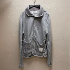 THOM BROWNE トムブラウン 12AW SWEAT CARDIGAN カーディガン MJT008AK6943 グレー size:L【代官山B06】
