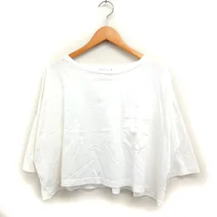 ドゥーズィエムクラス DEUXIEME CLASSE ワイド カットソー Tシャツ ボートネック 5分袖 無地 コットン 綿 ホワイト 白 /FT25のサムネイル