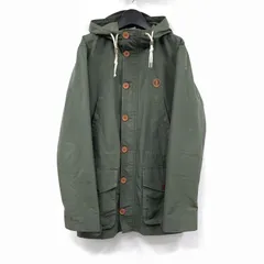 【中古】FRED PERRY ミリタリーコート サイズM グリーン フレッドペリー[17]のサムネイル