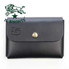 イルビゾンテ 財布 二つ折り IL BISONTE 小銭入れなし SBW005 PV0005
