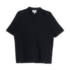 近年 トゥモローランド シルクコットン ニットポロシャツ SESIA 黒
