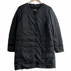 MUJI 無印良品  軽量フレンチダウンポケッタブルコート  ノーカラー ダウンコート  W7AD438 レディース M
