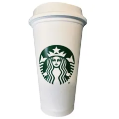 スターバックス プラスティック マグ カップ 16ｏｚ USA 限定 紙コップ風 スタバ プラカップ 白 エコ カップ