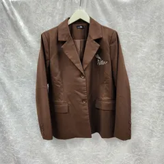 NieR Clothing／ニーアクロージング　テーラードジャケット　茶系　サイズLL　【TM0073-005】　245のサムネイル