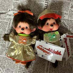 俺のフレンチ】モンチッチ 50周年記念 ぬいぐるみ 2体セット - メルカリ
