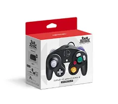 【任天堂純正品】ニンテンドー ゲームキューブ コントローラ スマブラブラックのサムネイル