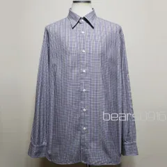 【クラシコイタリア最高峰】ブリオーニ シャツ メンズ XXL XXXL 極美品  白 黒 茶 チェック BRIONI イタリア製 最高級コットン オーバーサイズ 長袖のサムネイル