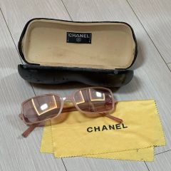 シャネル メガネ 老眼鏡 1.0 リーディンググラス ピンク フレーム 遠近 