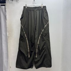 こ*む様 ブラックコムデギャルソン24AWウールジップカットオフパンツ
