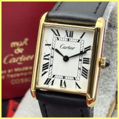 外装磨き済 カルティエ プレマストタンクLM 手巻き 腕時計 稼働 - メルカリ