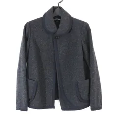 tricot COMME des GARCONS トリココムデギャルソン 2000AW ウールフランネルトリミングラウンドカラージャケット S AD2000 TJ-07014Sのサムネイル