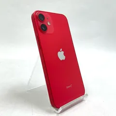 【全額返金保証】【最速発送】 iPhone 12 mini 64GB (PRODUCT)RED SIMフリー 白ロム 美品 動作確認済 82%