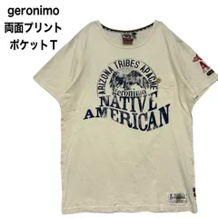 ジェロニモ geronimo 両面プリントTシャツ　ポケット付き Mのサムネイル