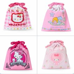 完売品】familiar ハローキティ ミニ巾着 ミニポーチ - メルカリ