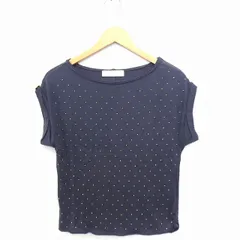 トランテアン ソン ドゥ モード 31 Sons de mode Tシャツ カットソー スタッズ 丸首 フレンチスリーブ 綿混 36 グレー /FT1のサムネイル