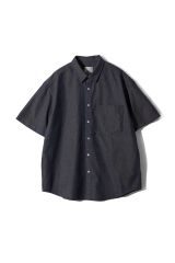 g*8様 AURALEE デニムシャツ 半袖シャツ サイズ5 デニム SS AURALEE デニム半袖シャツ WASHED BLACK 5 - メルカリ