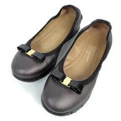 Ferragamo フェラガモ フラットシューズ 5M パンプス リボン バレエのサムネイル