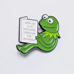 送料無料！ ★ピンズ PINS★ピンバッジ 【 カーミット（ Kermit the Frog ）セサミストリート / マペットショー 】 〚アメリカン雑貨 アメトイ〛のサムネイル