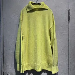 JIL SANDER ジルサンダー 21AW HIGH NECK KNIT ニット KR JM IW 0523 イエロー系 size:44【代官山A11】のサムネイル