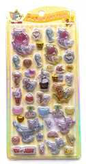 トムとジェリー うるちゅる POP SEAL 立体シール ホログラム入り デコシール