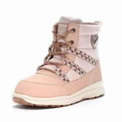 【処分価格】【moonstar】NM WPJ020 BEIGE ベージュ ムーンスター ニーモ Ni-mo 子供靴 ジュニア  防水 抗菌防臭 ファスナー付 ＃足元キラかわメイク スノーブーツのサムネイル