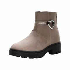 【処分価格】【moonstar】NM J091 TAUPE トープ ムーンスター ニーモ Ni-mo ブーツ ファスナー付 抗菌防臭 女の子 ＃足元キラかわメイク 子供靴 ジュニアのサムネイル