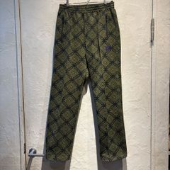Needles トラックパンツ 総柄 パピヨン刺繍 - メルカリ