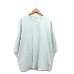 センスオブプレイス バイ アーバンリサーチ Sense of Place by Urban Research オーバーサイズ カットソー Tシャツ 五分袖 コットン シンプル F ミントグリーン /KT23のサムネイル
