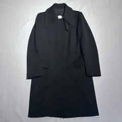 Martin Margiela マルタンマルジェラ 96AW 白タグ ARCHIVE BIG COLOR BONDING COAT ステンカラーコート ブラック size:42 【代官山A09】のサムネイル