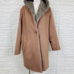 OLIVE des OLIVE オリーブデオリーブ　フード付き　ベージュ　コート　Mサイズのサムネイル