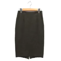 ラウンジドレス ガリャルダガランテ Loungedress GALLARDAGALANTE ナロー スカート タイト ロング スリット バックジップ 00 カーキ /NT18