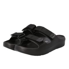 ☆ BLACK ☆ Women's L ☆ Camping Belt EVA Sandals EVA Sandals EVA Sandals Shoes fasproject Slippers Slip-ons Women's Men's Belted Asakura Shokai Lightweight Comfortable Camping Leisure Outdoor