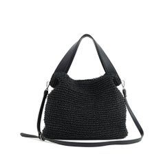 MOUSSY クロシェ編み ショルダーバッグ ブラック 【新品未使用タグ付き 
