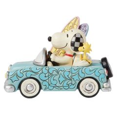 スヌーピーとウッドストック サイドカー 陶器製 - メルカリ