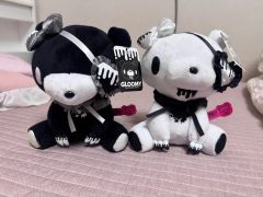 グルーミー No.589 ぬいぐるみ ヘッドドレス ホワイト モノブラック