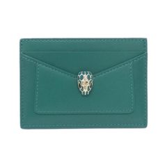 人気デザイン】BVLGARI 三つ折り財布 セルペンティ フォーエバー 緑