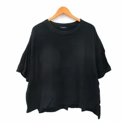 ジャーナルスタンダード JOURNAL STANDARD オーバーサイズ カットソー Tシャツ 五分袖 コットン シンプル ブラック 黒 /KT7のサムネイル