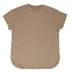 ☆ モカ ☆ mitis モックネックTシャツ mitis Tシャツ ミティス モックネックTシャツ カットソー 前後差 プルオーバー レディース 半袖 夏 春夏 春秋 モックネック シンプル カジュアル インド綿 おしゃれ 女性 大人 オシャレ かわいいのサムネイル