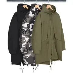 シュプリーム プーさん CHUU フィッシュテールパーカー オリーブ largeのサムネイル