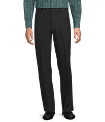 라운드 트리 앤 요크 맨즈 하의 캐주얼 팬츠 울 Roundtree Yorke Gold Label Classic Fit Wool Dress Pants Black 부