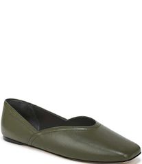 프랑코살트 레이디스 슈즈 펌프스 가죽 Sarto by Franco Sarto Flexadalina Leather Flats Green 그린