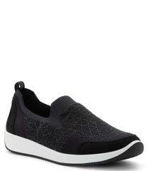 아라 여성 신발 운동화 레이스 니트 ara Lisbon Lace Rhinestonembellished Stretch Knit Sneakers Black 블랙