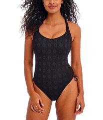플레이어 레이디스 탑스 원피스 Freya Nomad Nights Crochet Scoop Neck High Leg Underwire Extended Bra Size One