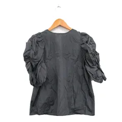 ダブルクローゼット w closet ブラウス シャツ プルオーバー 五分袖 シンプル F チャコールグレー /KT15のサムネイル