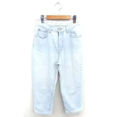 リーバイスプレミアム Levis PReMIUM MOM JEAN テーパード ハイウエスト デニム ジーンズ パンツ ウォッシュ加工 26 ブルー 青 /TTのサムネイル
