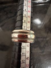 ティファニー ダブルライン グルーブドリング リング 指輪 sv925 9号 