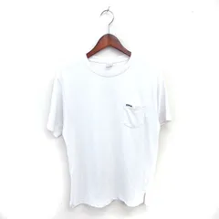 エドウィン EDWIN Tシャツ カットソー 丸首 ロゴ刺繡 半袖 M ホワイト 白 /TTのサムネイル