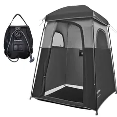 新品 【キャンプ防災兼用】KingCamp 着替えテント プライバシーテント ビーチテント 簡易シャワールーム&サンシェード 多機能 防水 折りたたみ ポータブルシャワー付き&収納袋付き キャンプ/防災/アウトドアのサムネイル